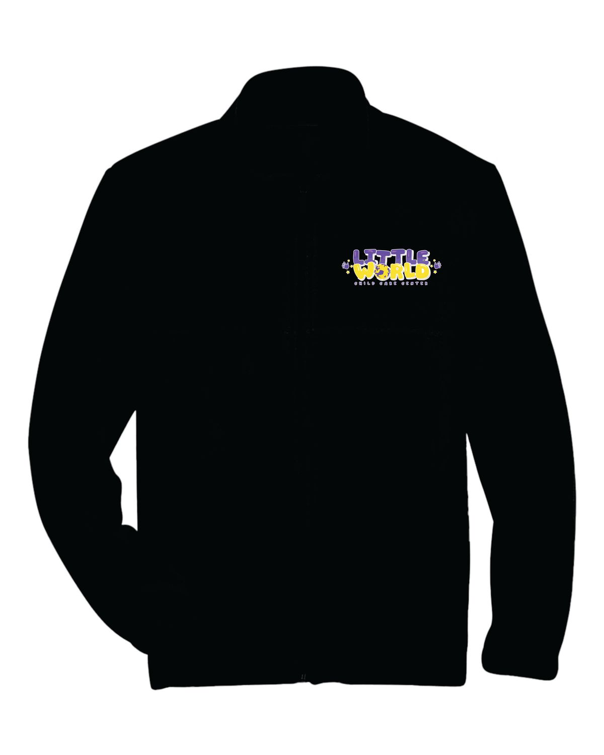 Little World Child Care Center Full Zip Fleece Jacket