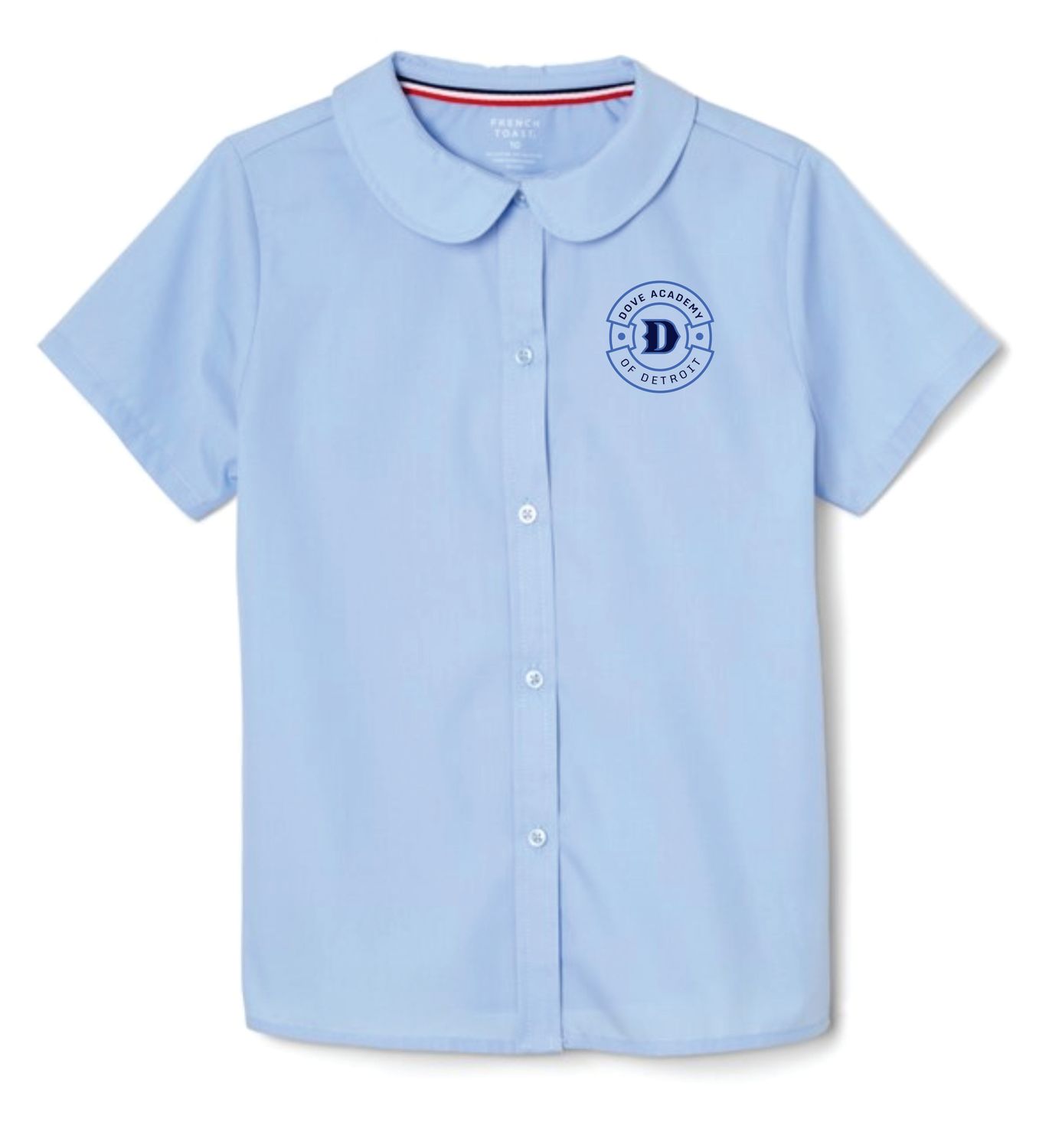 Dove Short Sleeve Girls Blouse