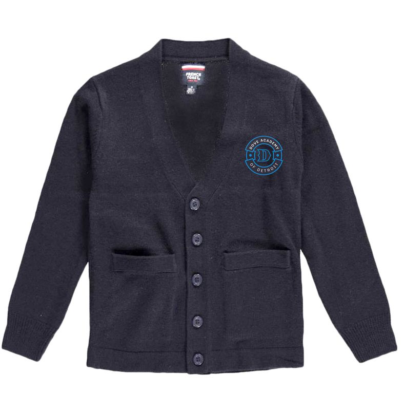 Dove Cardigan Sweater With Embroidered Dove Academy Logo