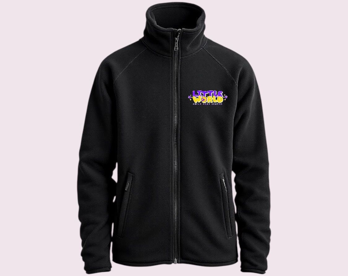 Little World Child Care Full Zip Fleece Jacket