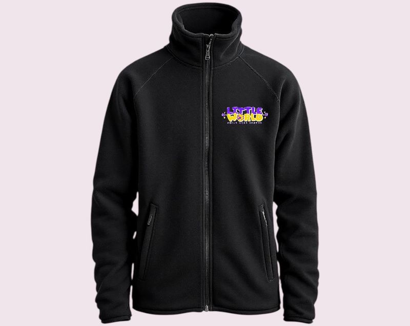 Little World Child Care Full Zip Fleece Jacket