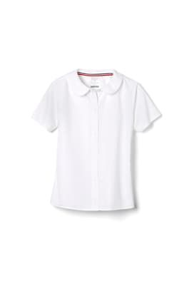 Short Sleeve Peter Pan Collar Blouse for girls
