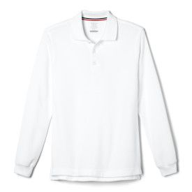Long Sleeve Pique Polo Shirt for male