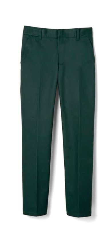 Boys Relaxed Fit Flat Front Twill Pant