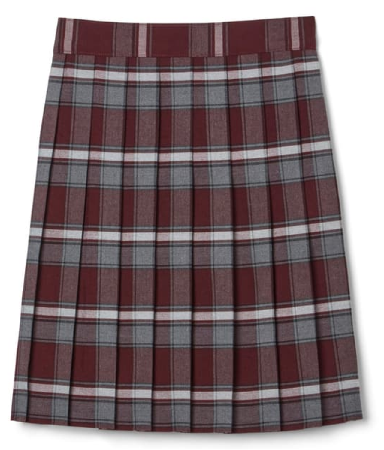 Plaid Pleated Skirt