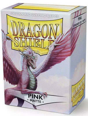 Dragon Shield 100 Count Box - Pink Matte 