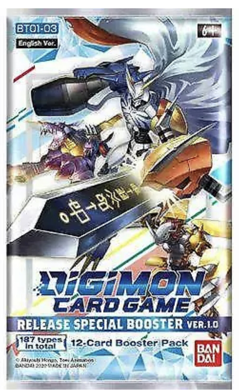 Digimon Version 1.0 Booster Pack