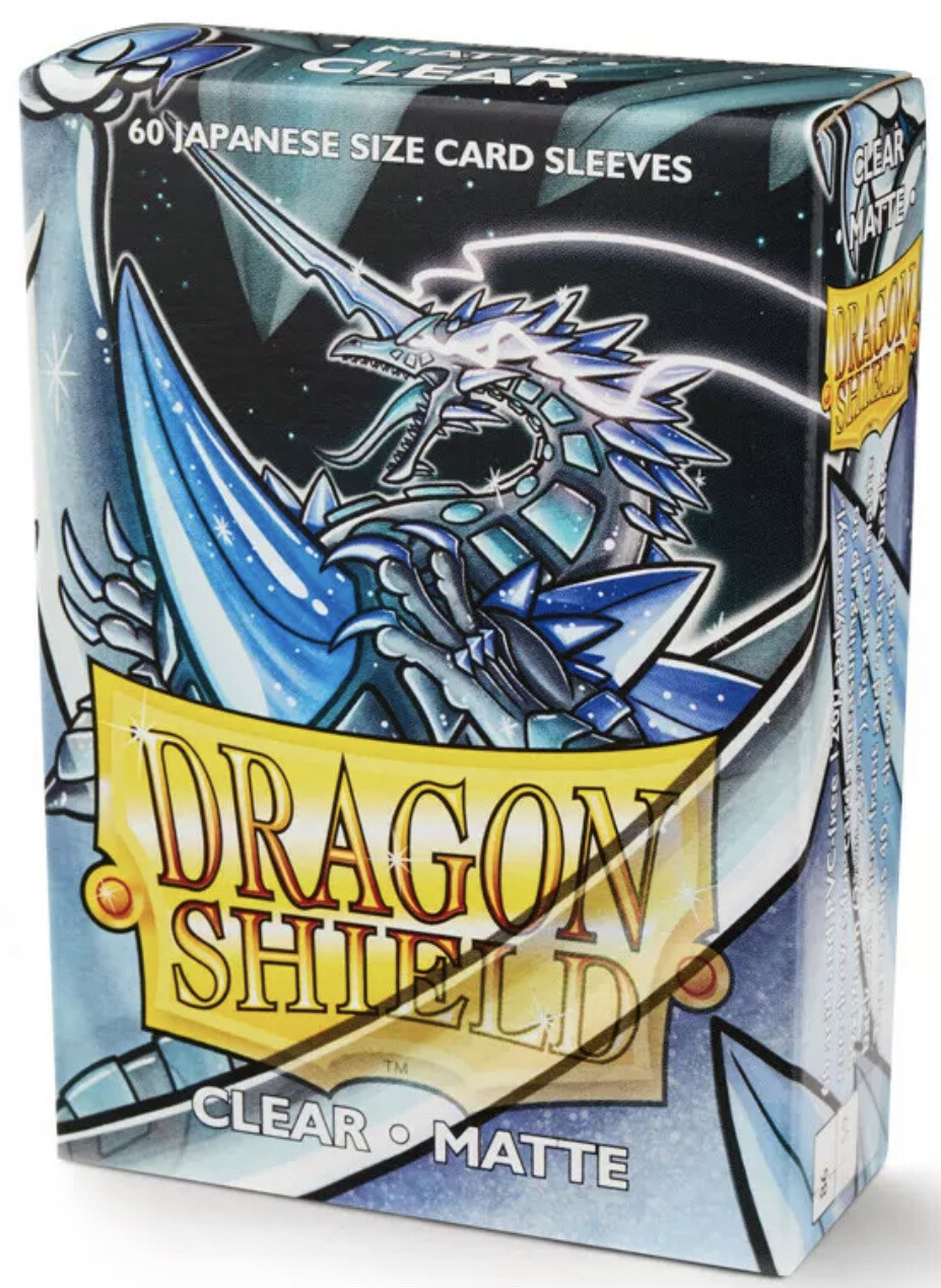 Dragon Shield 60 Count Box Japanese- Clear Matte