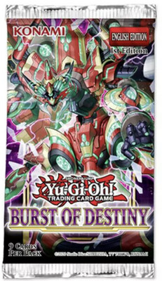 Yu-Gi-Oh Burst of Destiny Booster Pack