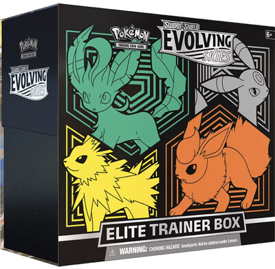 Pokemon Evolving Skies Elite Trainer Box      Flareon/Jolteon/Umbreon/Leafeon
