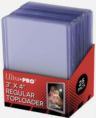 Ultra Pro Regular 3x4 Top Loaders 25ct