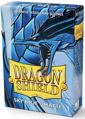 Dragon Shield 60 Count Box Japanese- Sky Blue Matte