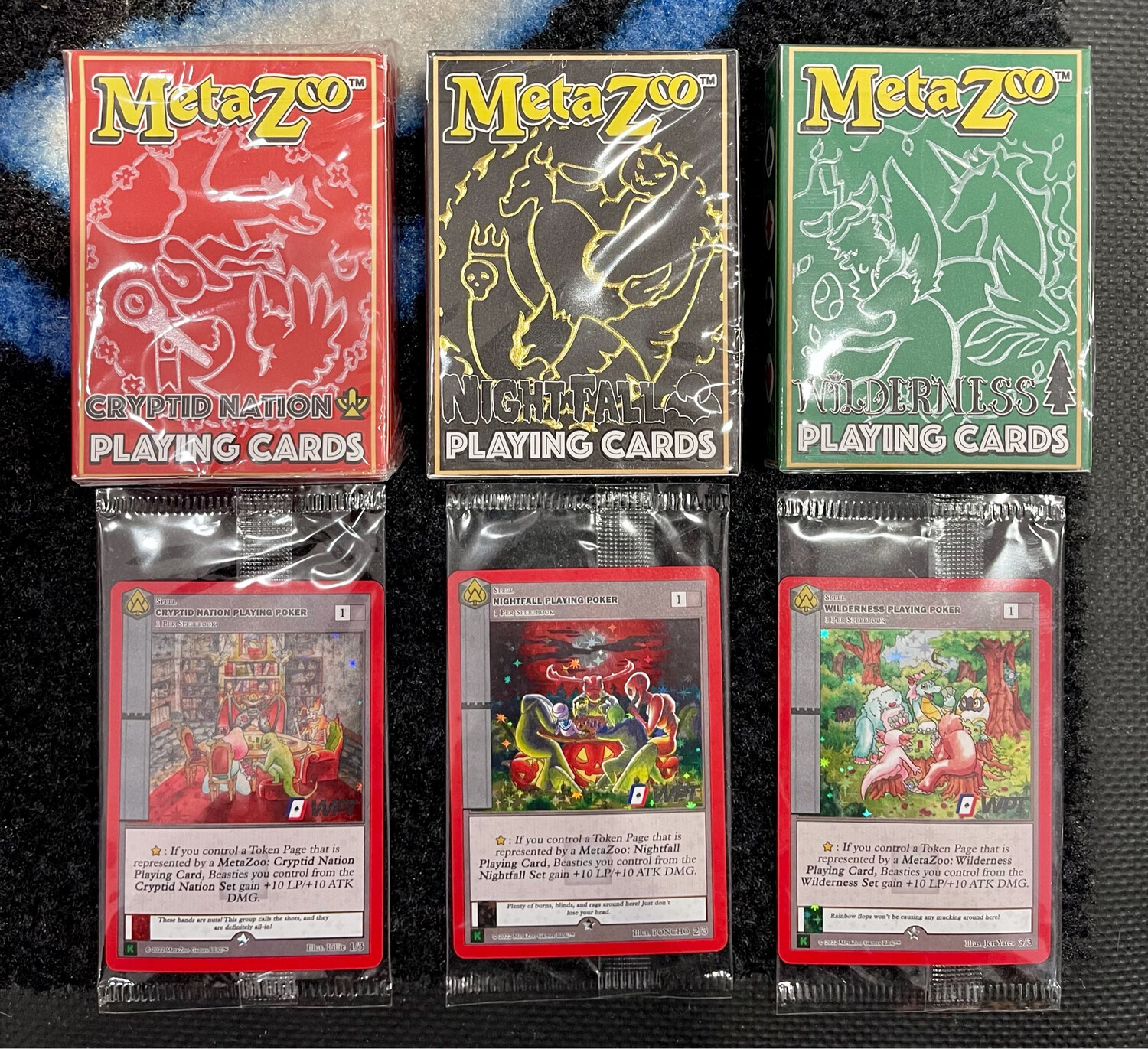 MetaZoo WPT Playing Card Decks With Promos