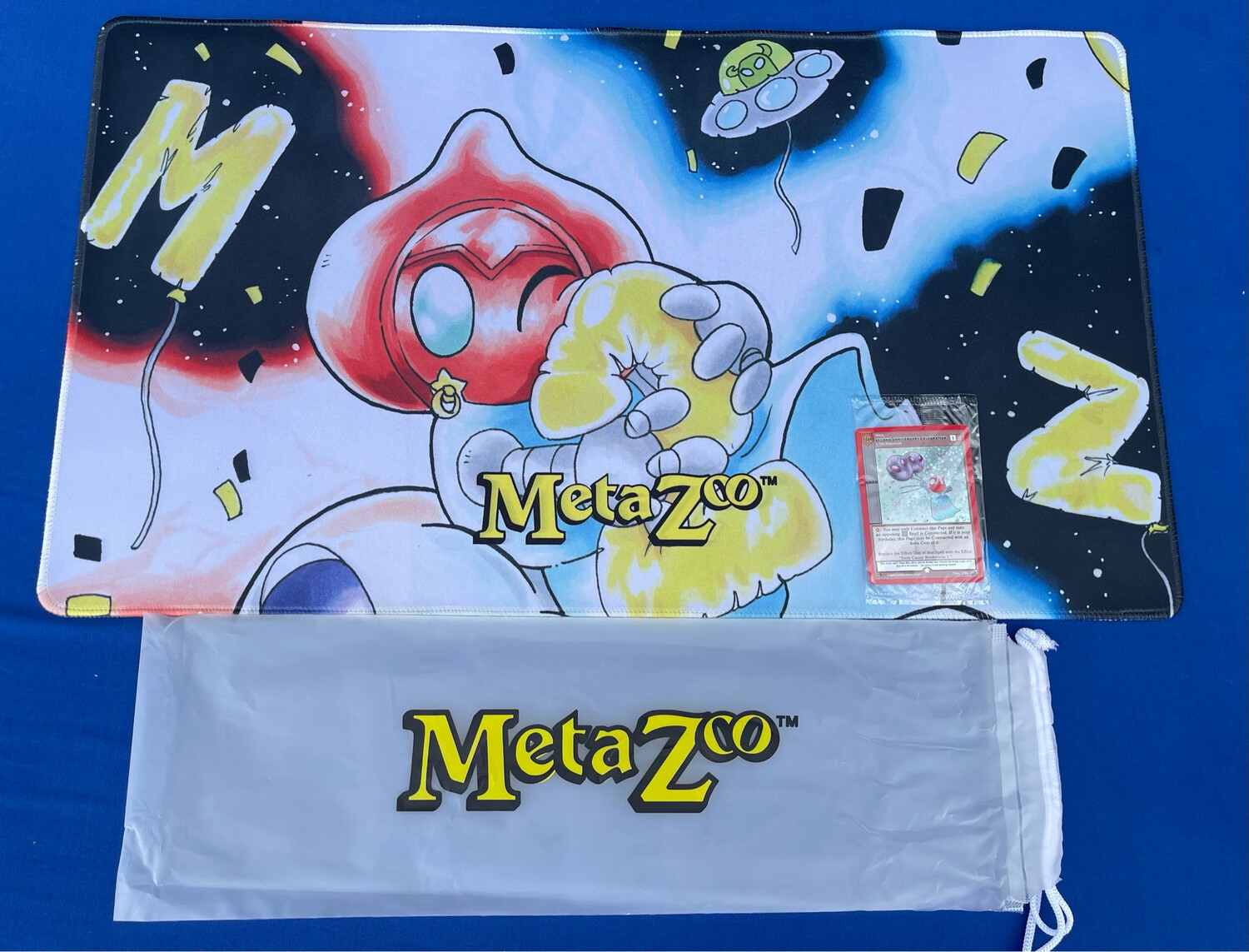 MetaZoo 2nd Anniversary Playmat And Promo Card Bundle
