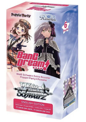 Weiss Schwarz Bang Dream Poppin’ Party X Roselia Extra Booster 