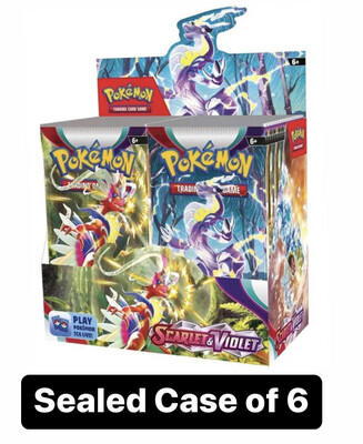 Pokemon Scarlet And Violet Booster Box Sealed Case