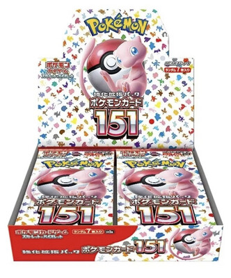 Pokemon Japanese 151 Booster Box 
