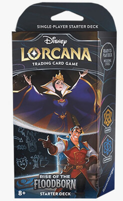 Disney Lorcana : Rise of The Floodborn Deck (Amber & Sapphire)