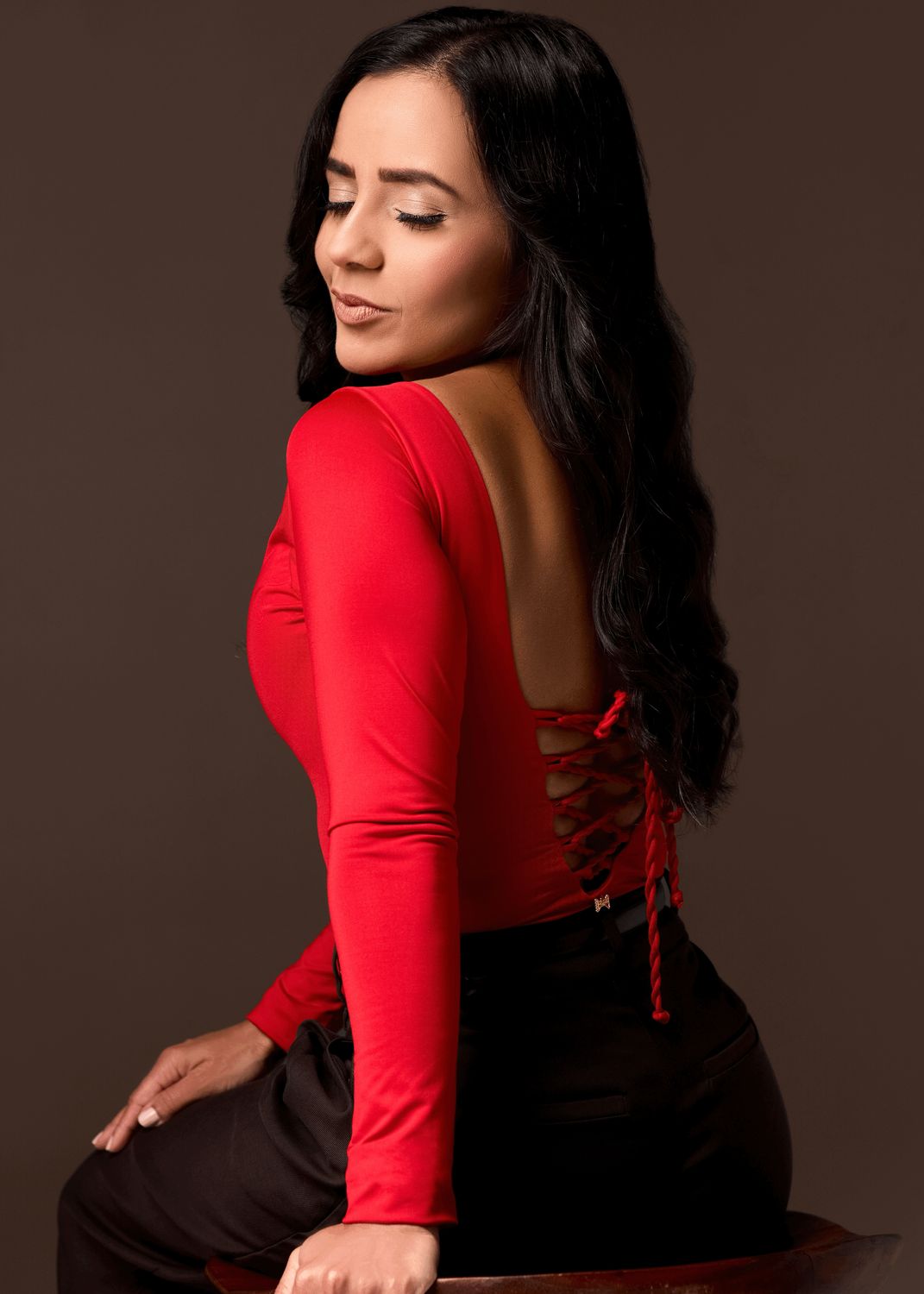 Eva Red Bodysuit