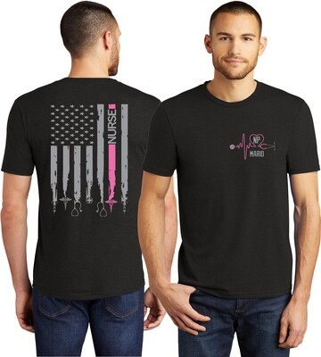 Nurse Flag Personalized Tshirt