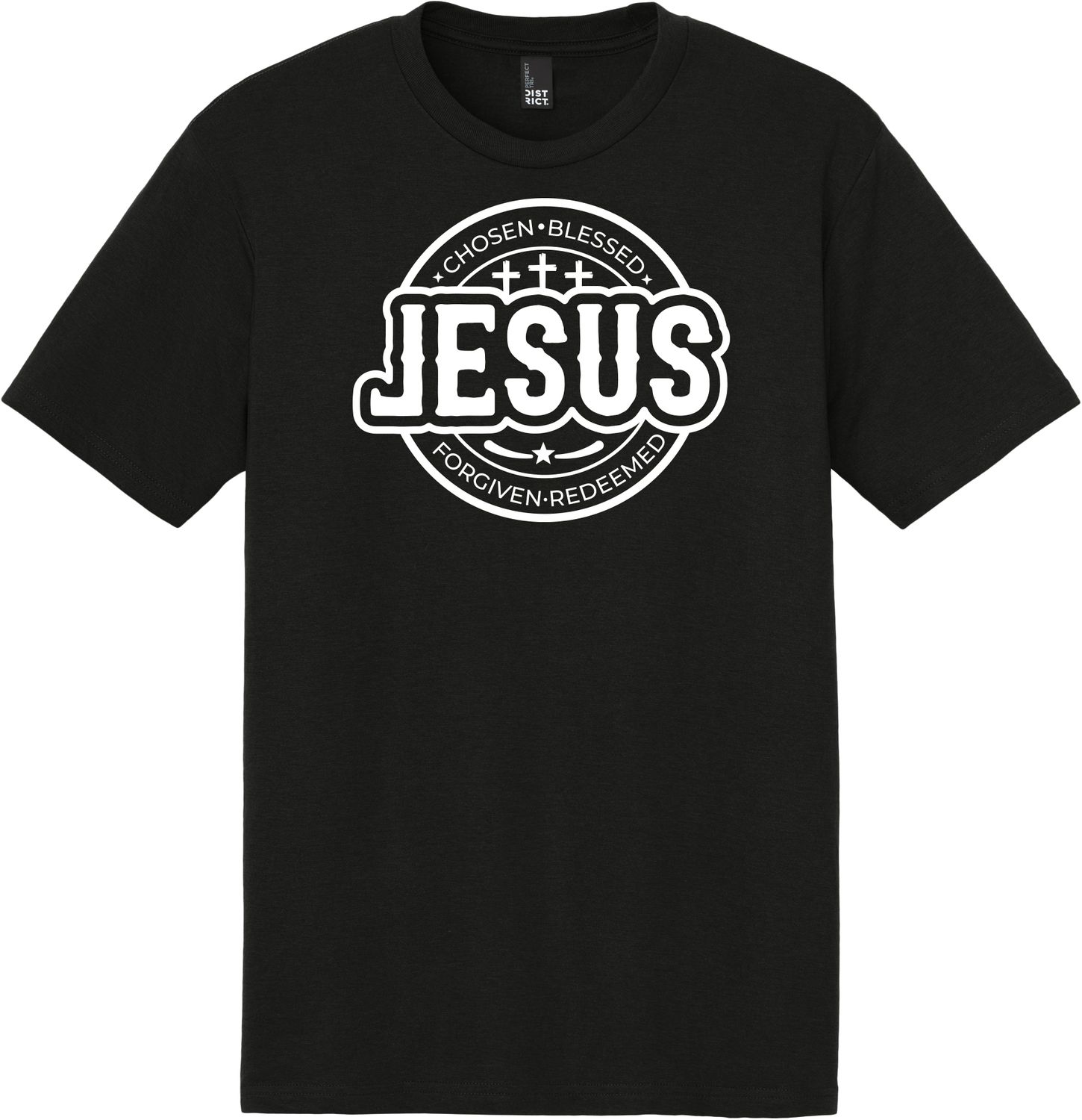 Jesus - Chosen Blessed Forgiven Redeemed Tee