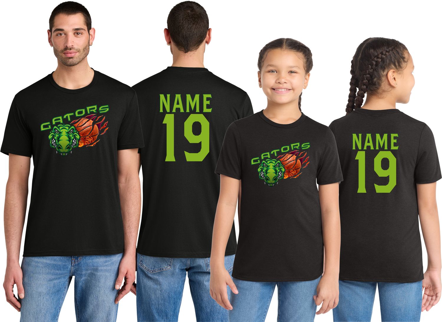 GATORS Basketball Personalized Tshirt