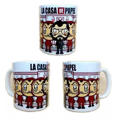 Tazas de casa de papel