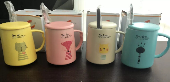 Tazas de animales pequeños