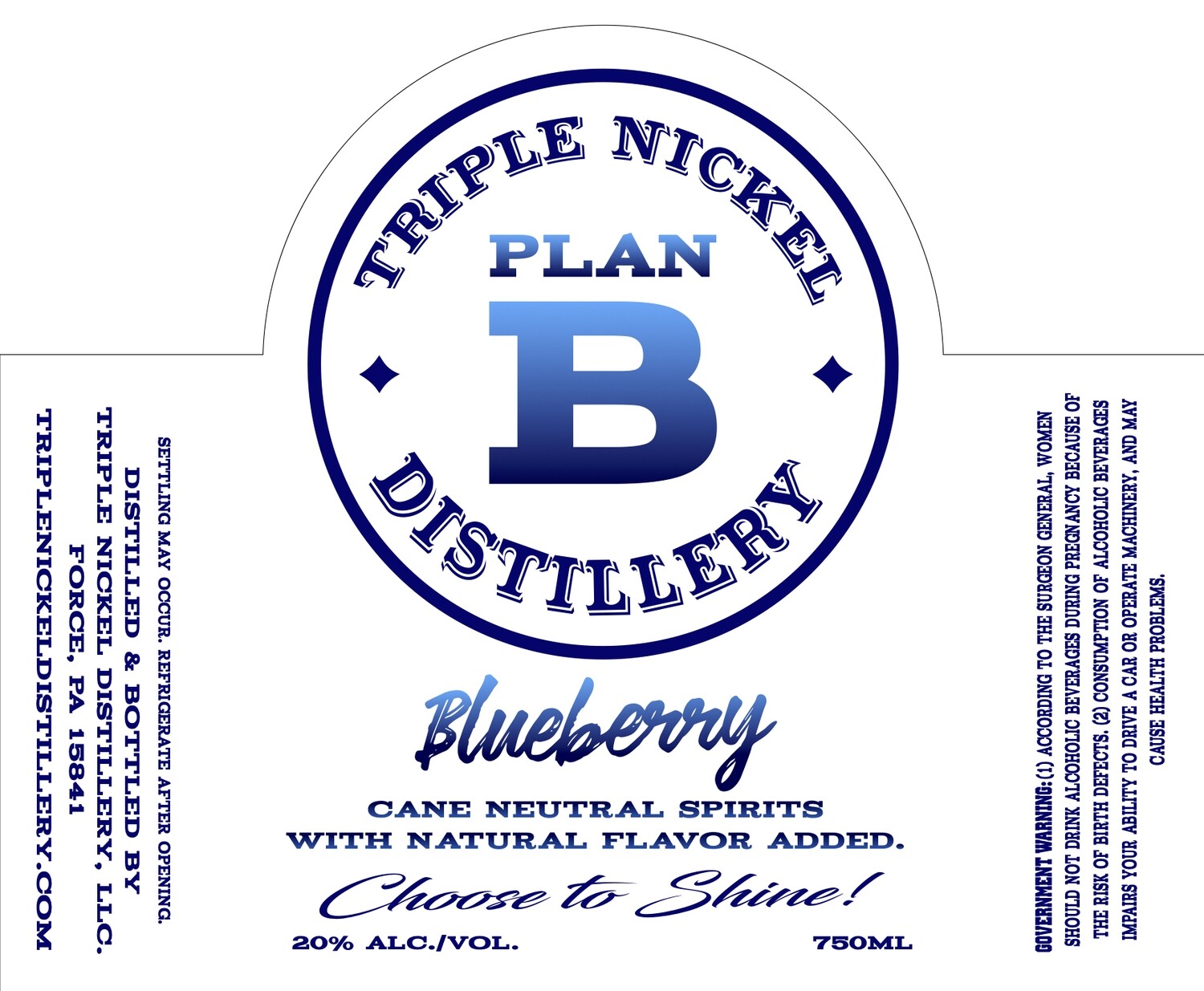 Blueberry- 750ml