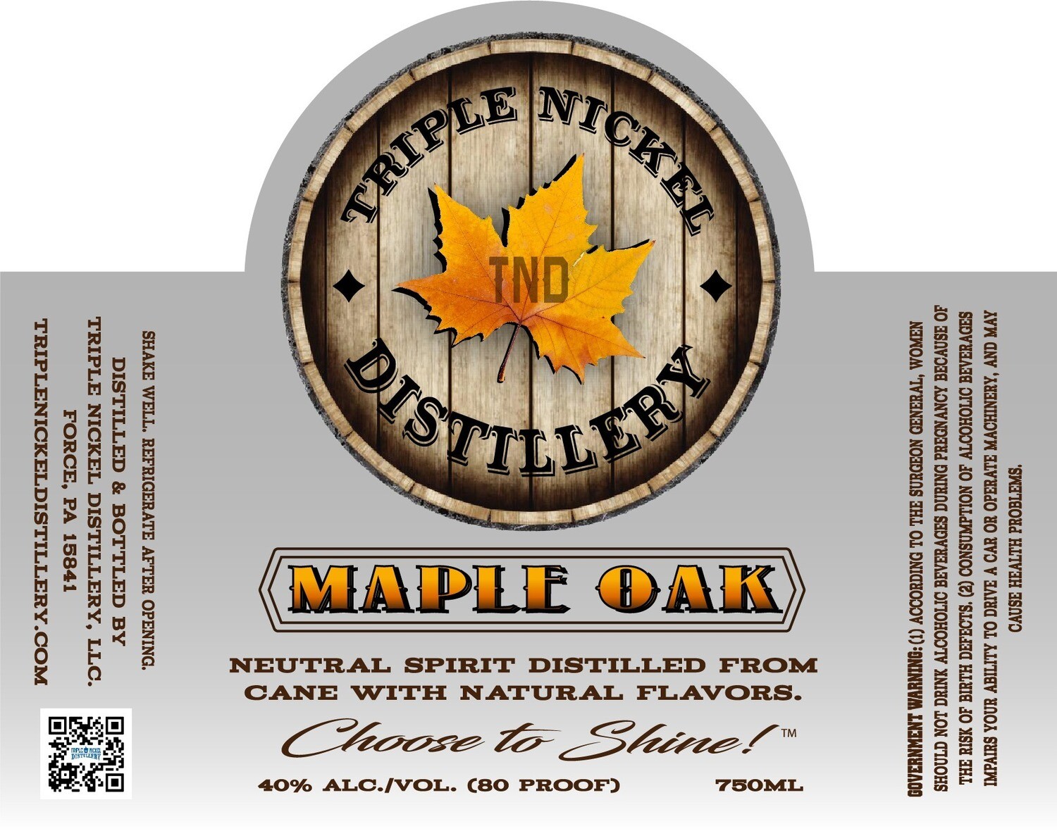 Maple Oak- 750ml