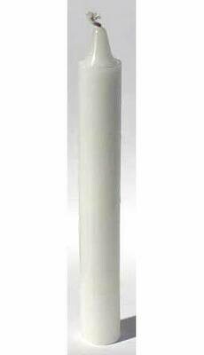 White 6 inch Pillar Candle