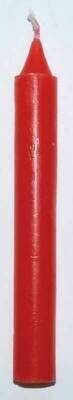 Red 6 inch Pillar candle