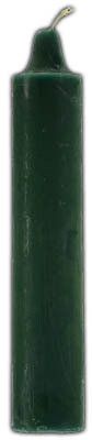 Green 9 inch Pillar Candle