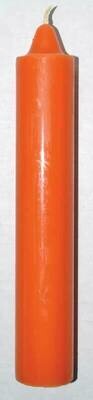 Orange 9 inch Pillar Candle