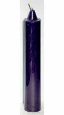 Purple 9 inch Pillar Candle