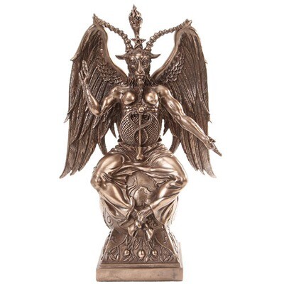 Baphomet bronze statue