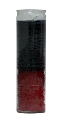 Black/Red Reversible - 7 Day Candle
