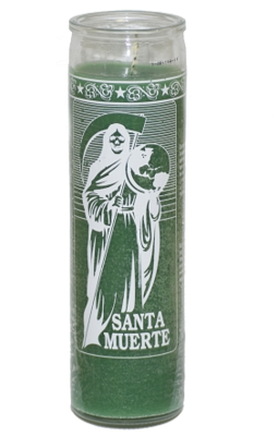 St Muerte Green - 7 Day Candle