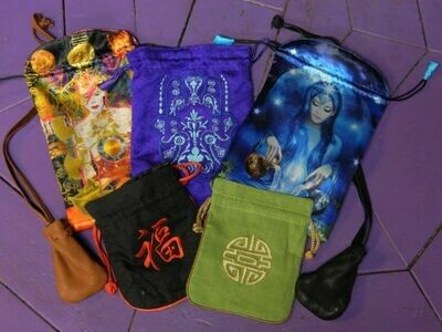 Tarot Bags, Mojo Bags, & Crystal Pouches