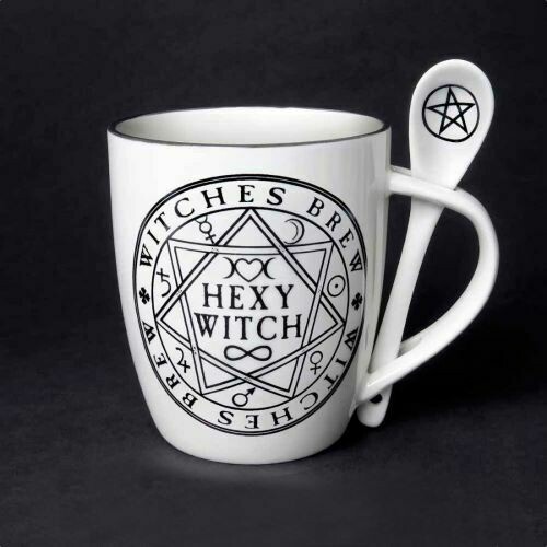 Hexy Witch mug & spoon set Hexy Witch mug & spoon set