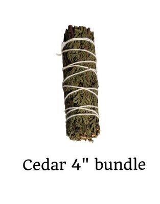 Cedar 4 inch Sacred Herb Bundle