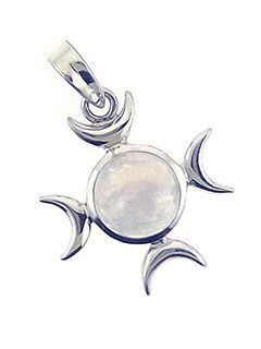Four Crescent Moon pendant (42701)