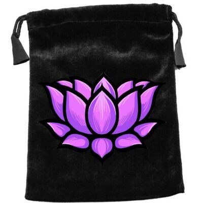 Lotus Velvet Tarot Bag