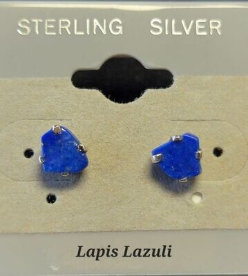 Lapis post earring