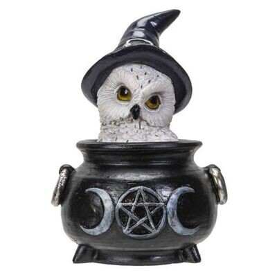 Owl in Cauldron statue