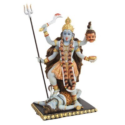 Kali full color 8 inch statue