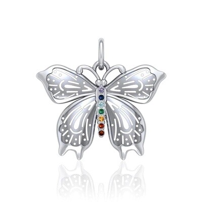 Butterfly Chakra Pendant