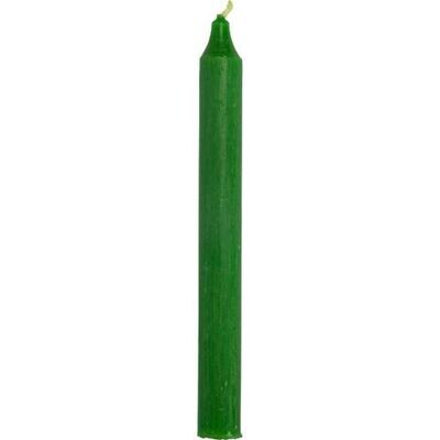 Green mini ritual candle - one