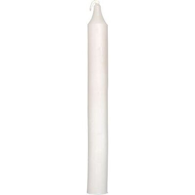 White mini ritual candle - one