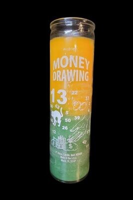 Money Draw (2 color green/gold) - 7 day candle